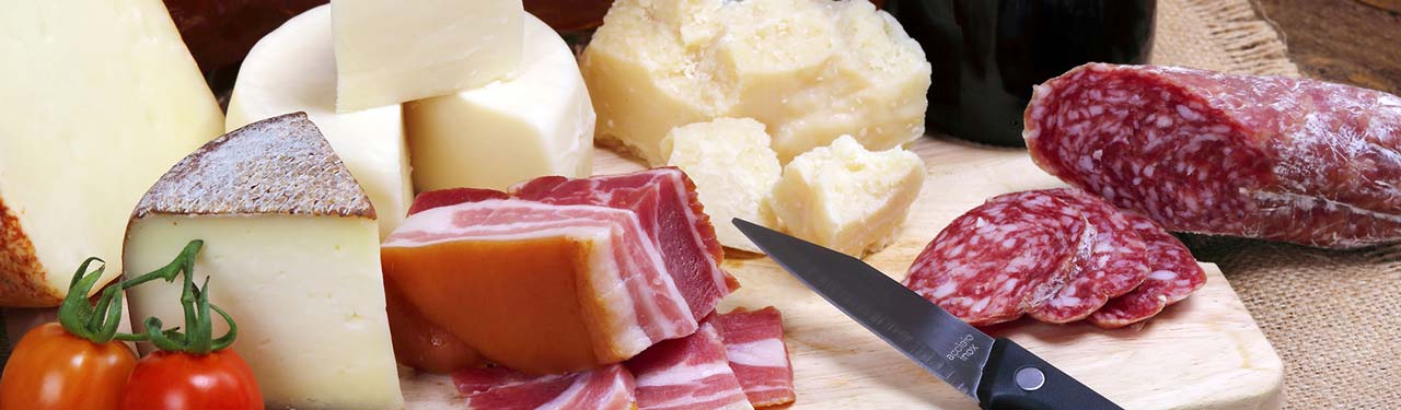 Agritourisme avec des produits typiques