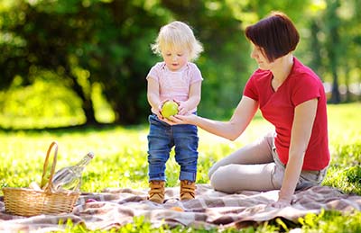 Agritourisme avec baby-sitter